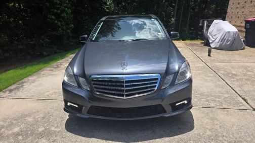 Gray 2010 Mercedes-Benz E-Class E 550