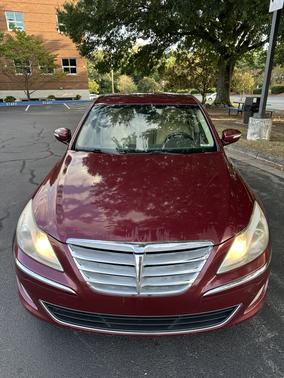 Red 2013 Hyundai Genesis 3.8