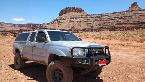 Silver 2005 Toyota Tacoma Access Cab