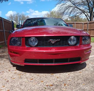 Red 2005 Ford Mustang GT