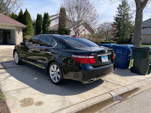Black 2008 Lexus LS 600h L Base