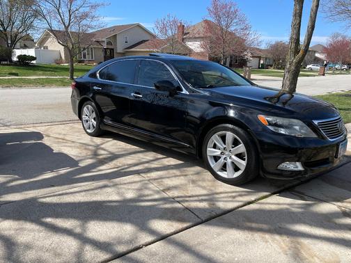Black 2008 Lexus LS 600h L Base