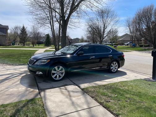 Black 2008 Lexus LS 600h L Base