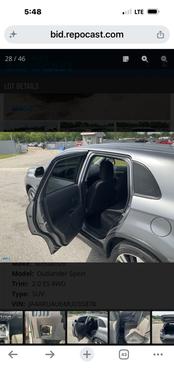 Silver 2021 Mitsubishi Outlander Sport 2.0 ES