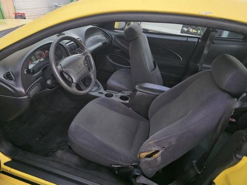 Yellow 2001 Ford Mustang Base