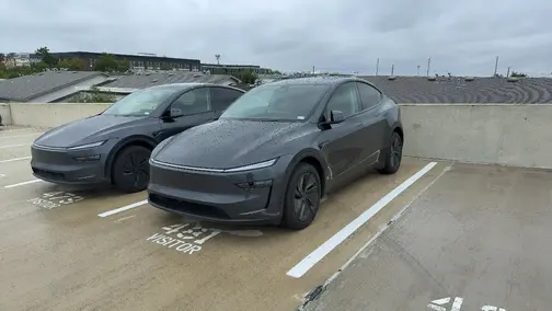 Gray 2026 Tesla Model Y Long Range Launch Series AWD