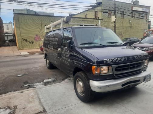 Blue 2000 Ford E250 Base