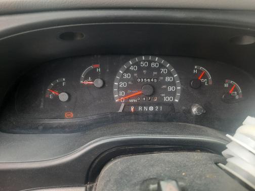 Blue 2000 Ford E250 Base