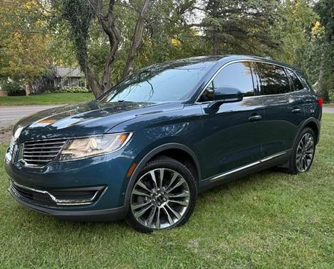 Blue 2016 Lincoln MKX Reserve