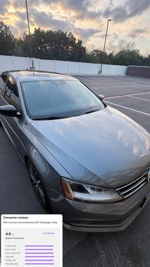 Gray 2017 Volkswagen Jetta 1.8T Sport