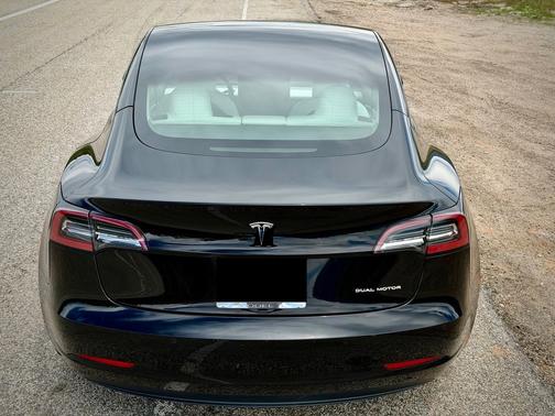 Beige 2021 Tesla Model 3 Long Range
