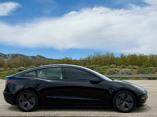 Beige 2021 Tesla Model 3 Long Range