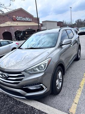 Gray 2017 Hyundai Santa Fe Sport 2.4L