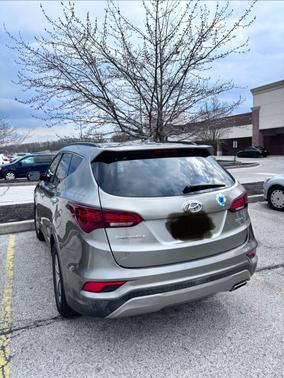 Gray 2017 Hyundai Santa Fe Sport 2.4L