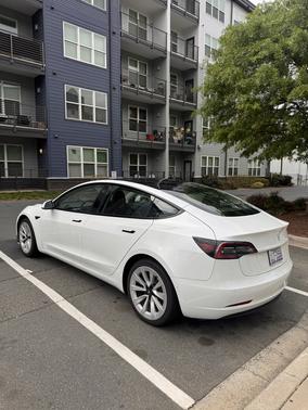 White 2021 Tesla Model 3 Standard Range Plus