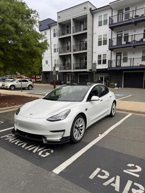 White 2021 Tesla Model 3 Standard Range Plus