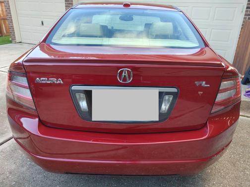 Red 2008 Acura TL 3.2