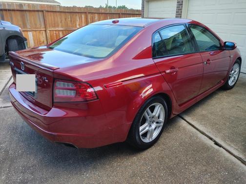Red 2008 Acura TL 3.2