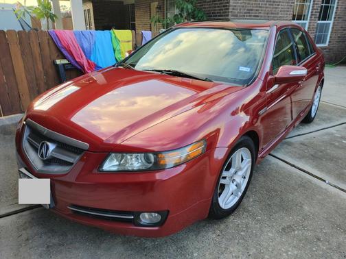 Red 2008 Acura TL 3.2
