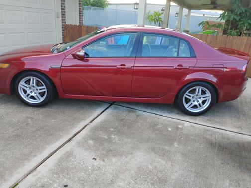Red 2008 Acura TL 3.2