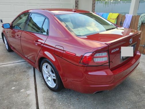 Red 2008 Acura TL 3.2