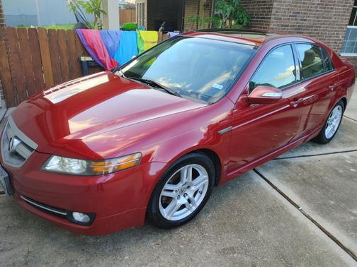 Red 2008 Acura TL 3.2