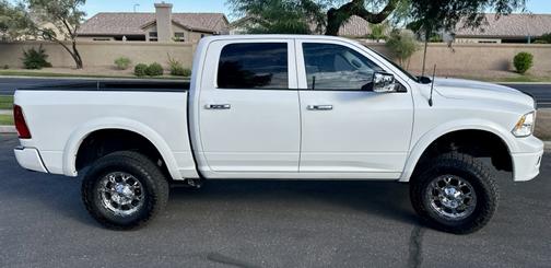 White 2012 RAM 1500 Laramie Longhorn