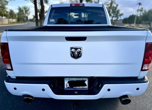 White 2012 RAM 1500 Laramie Longhorn