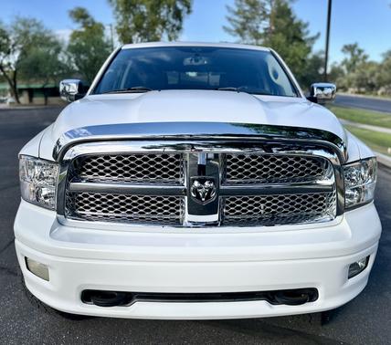 White 2012 RAM 1500 Laramie Longhorn