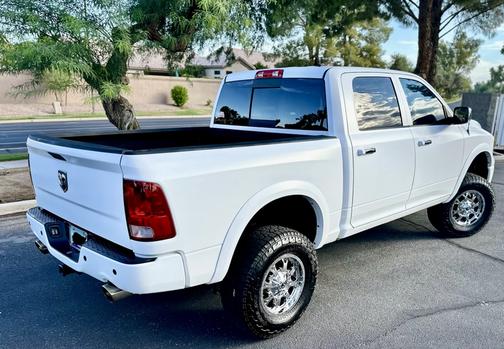 White 2012 RAM 1500 Laramie Longhorn