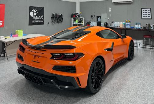 Orange 2024 Chevrolet Corvette Z06 w/3LZ