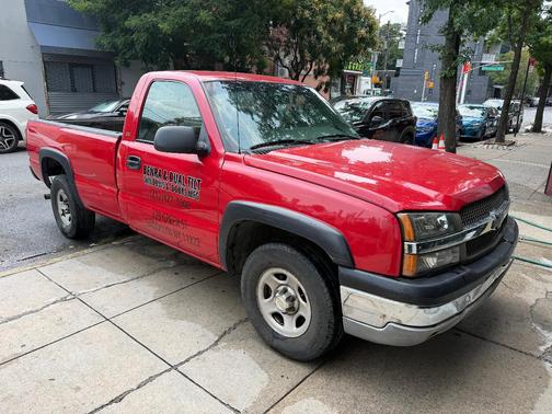 Red 2003 Chevrolet Silverado 1500 Work Truck