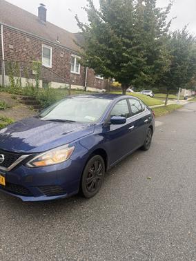 Blue 2017 Nissan Sentra SV