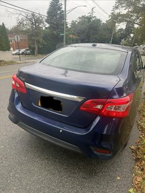 Blue 2017 Nissan Sentra SV