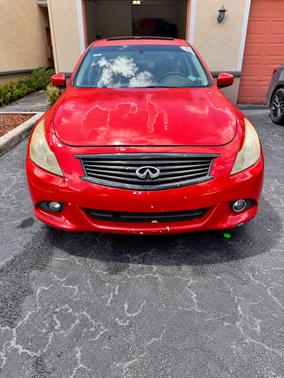Red 2013 INFINITI G37 Journey