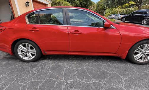 Red 2013 INFINITI G37 Journey