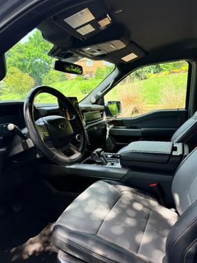 Gray 2023 Ford F-150 Lightning LARIAT