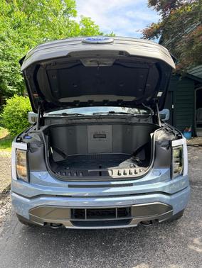 Gray 2023 Ford F-150 Lightning LARIAT