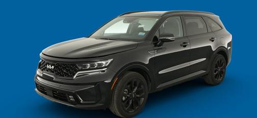 Black 2023 Kia Sorento SX