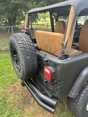 Black 1995 Jeep Wrangler S