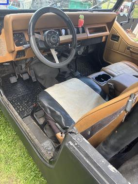 Black 1995 Jeep Wrangler S