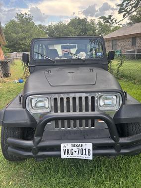 Black 1995 Jeep Wrangler S