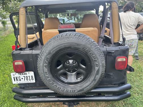 Black 1995 Jeep Wrangler S