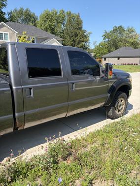Gray 2013 Ford F-250 XLT