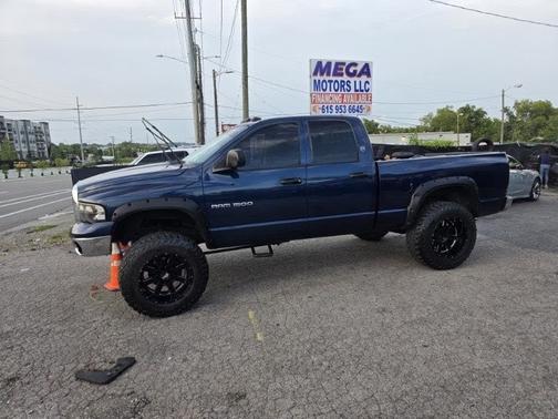 Blue 2005 Dodge Ram 1500 Laramie Quad Cab