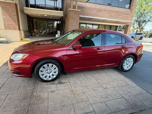 Red 2014 Chrysler 200 LX