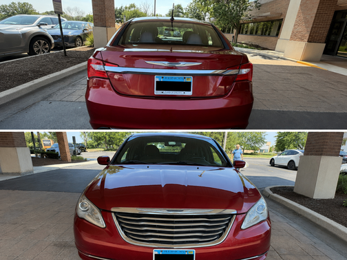 Red 2014 Chrysler 200 LX