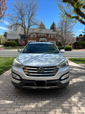 Silver 2013 Hyundai SANTA FE Sport 2.0T