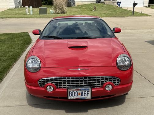 Red 2002 Ford Thunderbird Deluxe