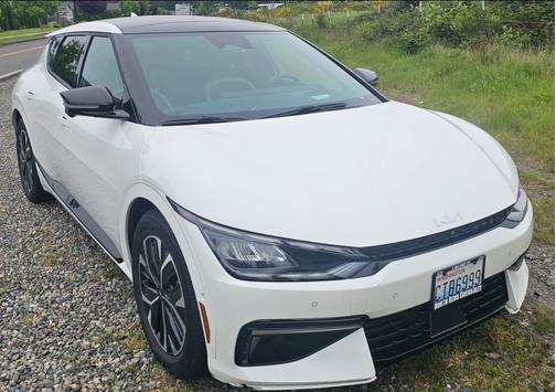 White 2022 Kia EV6 GT-Line